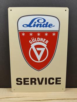 Güldner Service Creme Blechschild